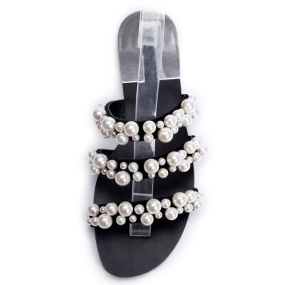 Flat Pearly Sandals - Image 2