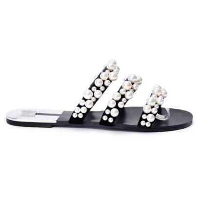 Flat Pearly Sandals