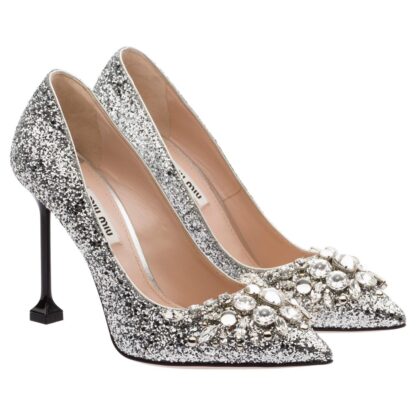 Crystal Glitter Fashion Heels - Image 4