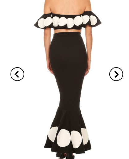 Classy 2 Piece Skirt Set - Image 2