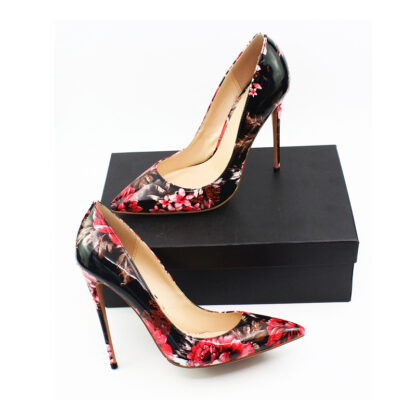 Red Rose Dressy Heels - Image 3