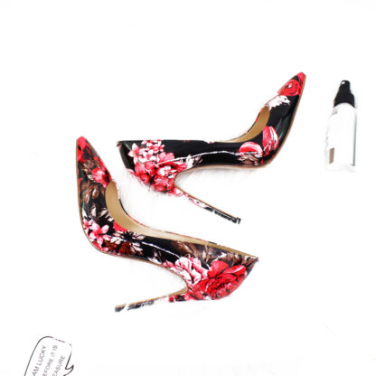 Red Rose Dressy Heels
