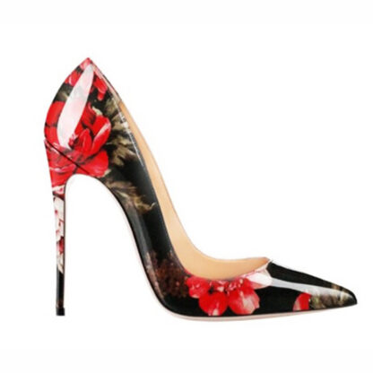 Red Rose Dressy Heels - Image 4