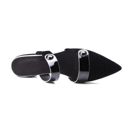 Slip On Short Heel Sandals - Image 3