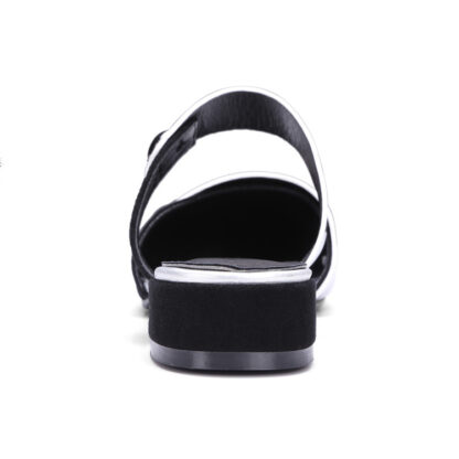 Slip On Short Heel Sandals - Image 4