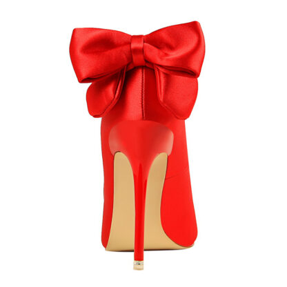 Bow Satin Heels - Image 3