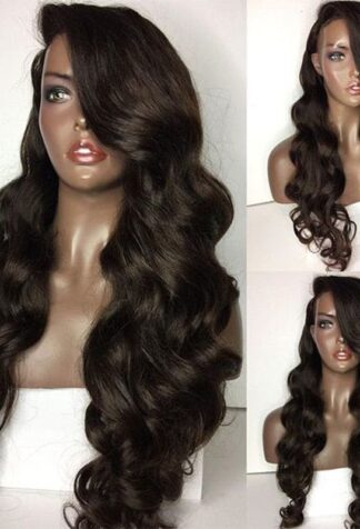 Side Part Loose Body Wave Full Lace Human Hair Wig
