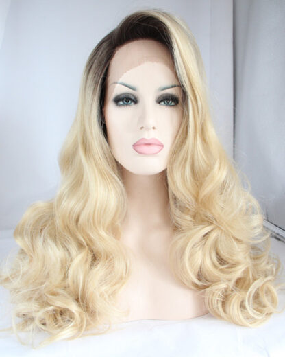 #613 1b Ombre Curly Full Lace Wig