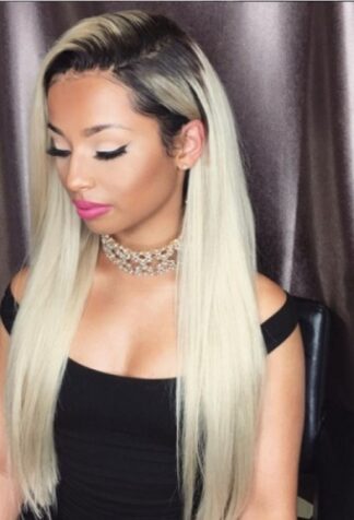 #613 1b Ombre Straight Full Lace Wig