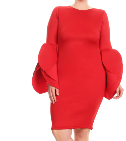 You Make Me Crazy Plus Dress - Image 3