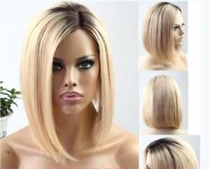 #613 1b Straight Lace Front Bob Wig