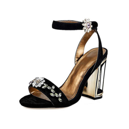 Crazy Like You Velvet Heels - Image 5