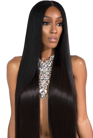 Silky Straight Lace Front Wig