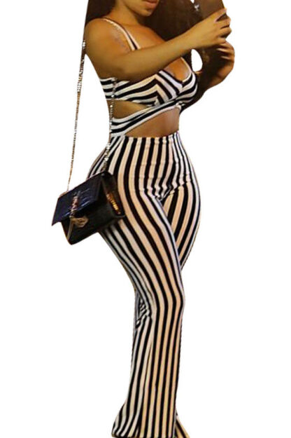 Chaniel Stripe Jumpsuit - Image 4