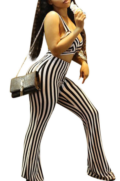 Chaniel Stripe Jumpsuit - Image 5