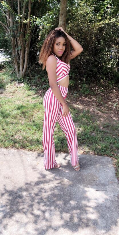 Chaniel Stripe Jumpsuit - Image 7