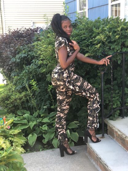 Legendary in These Streets Camo 2 Piece Set