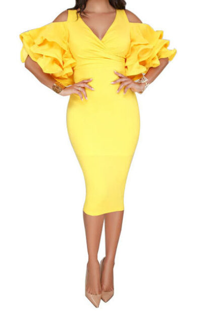 Puffy Nickeisha Midi Dress - Image 4
