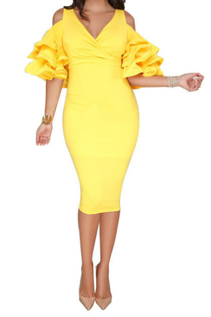 Puffy Nickeisha Midi Dress - Image 5