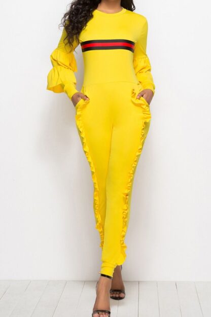 Classy Long Sleeve Jumpsuit - Image 2