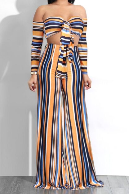 Wrapped Retro Stripe 2 Piece Set