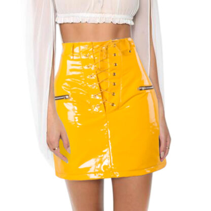 Leather Stylish Skirt - Image 6