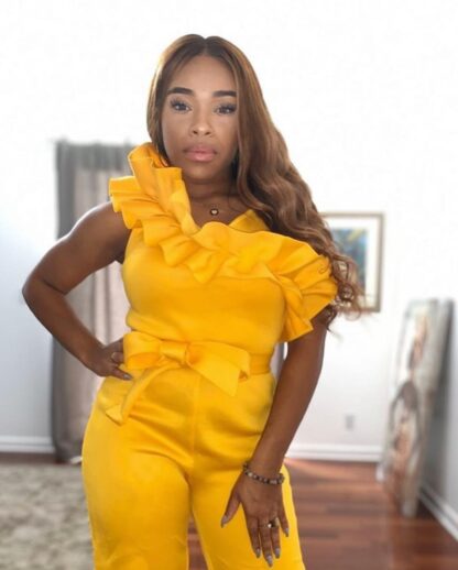 Ruffle The Mckenzie' Way Jumpsuit - Image 9