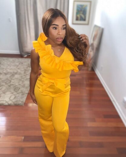 Ruffle The Mckenzie' Way Jumpsuit - Image 10
