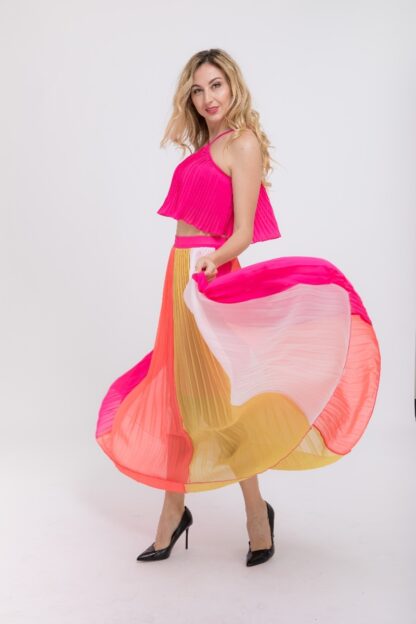 Beyonce Pleated Skirt Set - Image 2