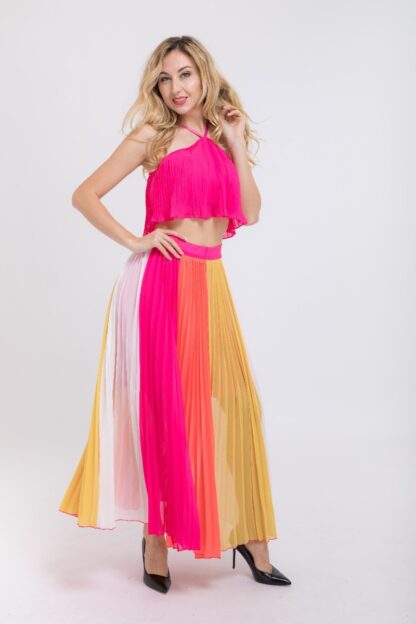 Beyonce Pleated Skirt Set - Image 4