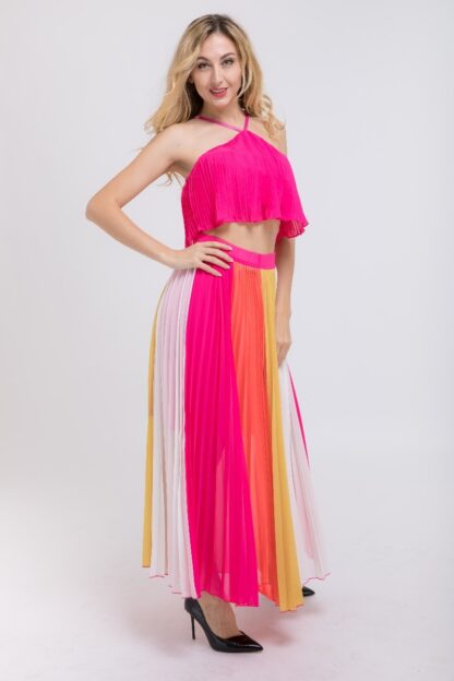 Beyonce Pleated Skirt Set - Image 5