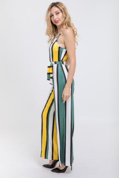 V Neck Stretchy Jumpsuit - Image 5