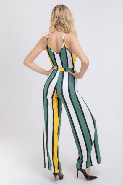V Neck Stretchy Jumpsuit - Image 8