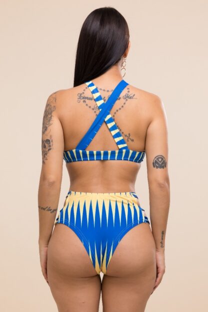 High waist 2 piece bikini Set w/ cover-ups - Image 9