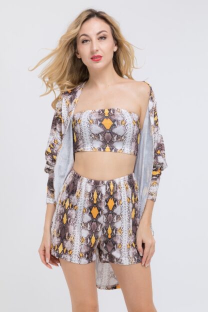 Snake Print 3 Piece Set - Image 2