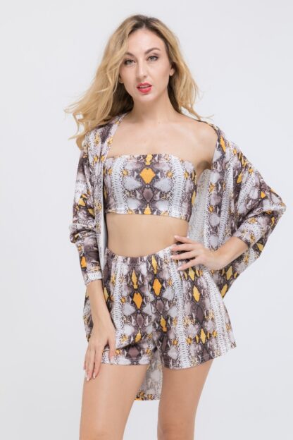 Snake Print 3 Piece Set
