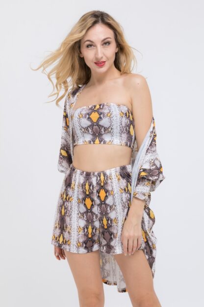Snake Print 3 Piece Set - Image 3