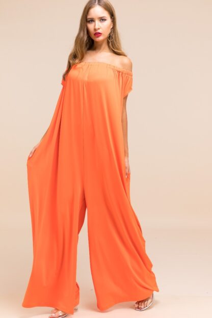 Strapless Loose pocket stretchy Jumpsuit