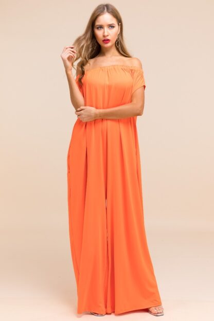 Strapless Loose pocket stretchy Jumpsuit - Image 3