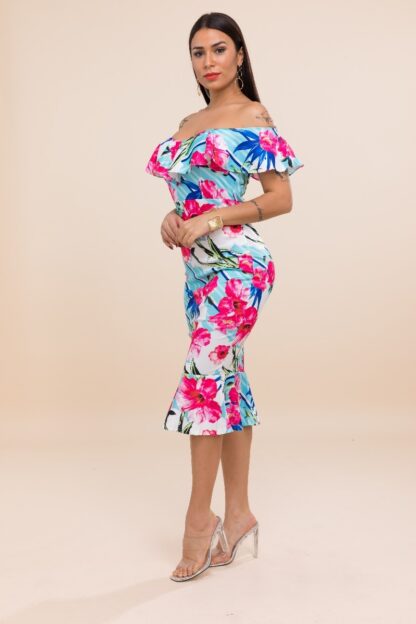 Ruffle Flower Girl Midi Dress - Image 3