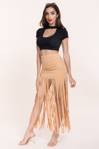 Belongs To You Tassel Skirt - Image 3