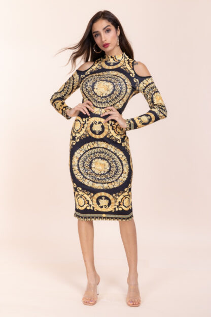 Mrs. Gold Dress - Image 2