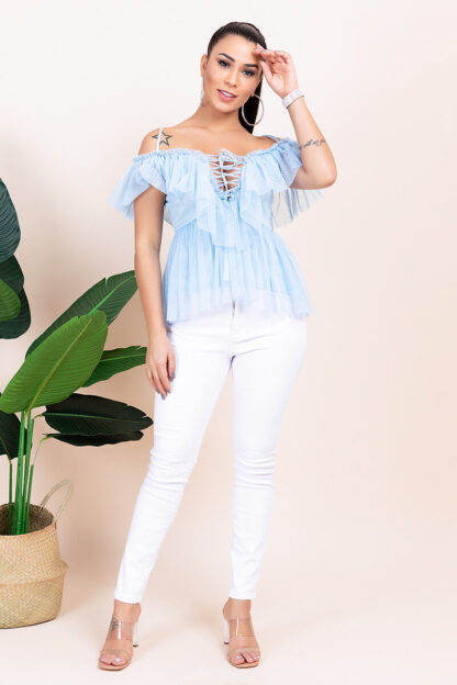 Mrs Mckenzie Mesh Top