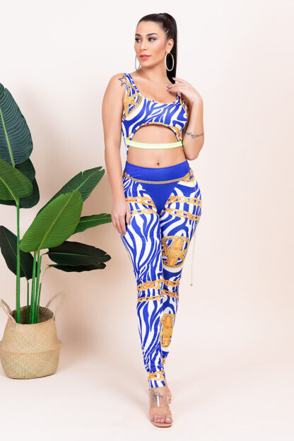 K Koir Jumpsuit w/ Chain - Image 2