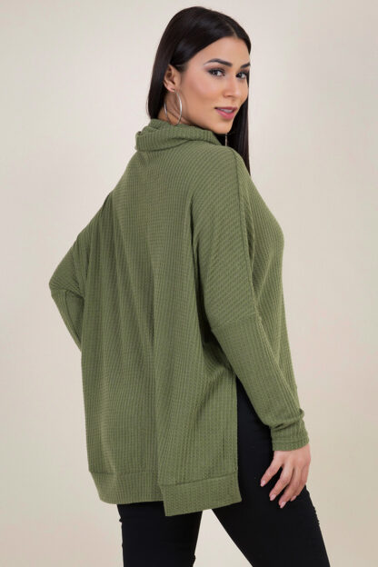 Debby High-Neck Knit Sweater - Image 4