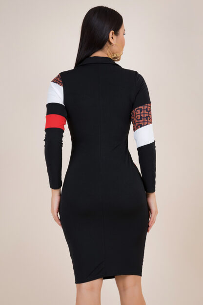 Kaley Stretch Zip-Up Dress - Image 6
