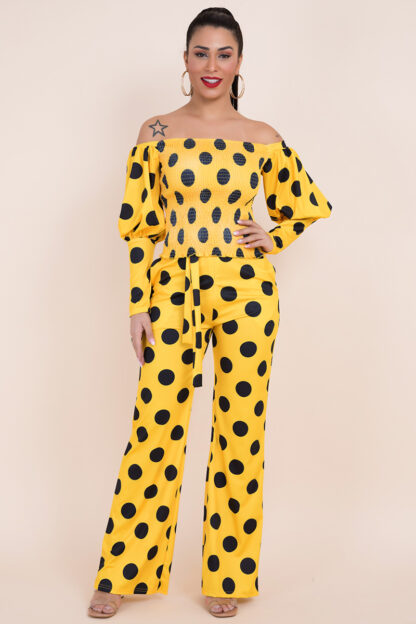 Sunflower Wide Leg Pants Set - Image 2