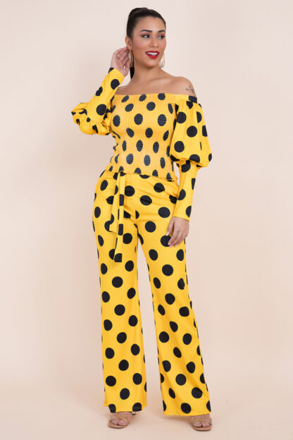 Sunflower Wide Leg Pants Set - Image 3