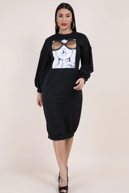 Lexi Casual Beaded Dress