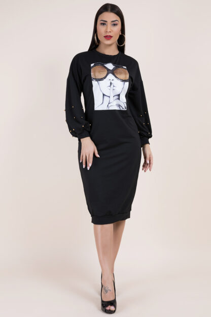 Lexi Casual Beaded Dress - Image 3
